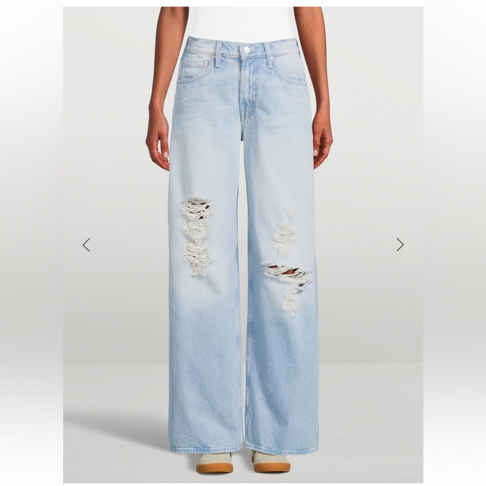 NWT Mother Superior “The Spinner Wide Leg Jeans”